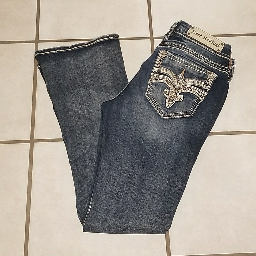 Like New Women's Rock Revival Jeans Size 31x33